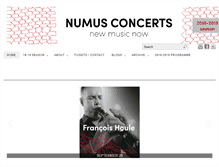 Tablet Screenshot of numus.on.ca